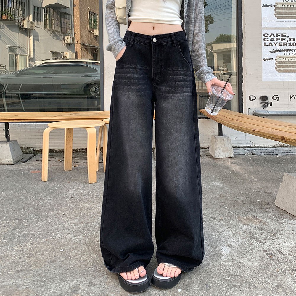 주간 베스트! 쿠팡 패션의류 인기 아이템 TOP 10 (트렌드 분석) 29 대박난박양 블랙 워싱 와이드 데님팬츠