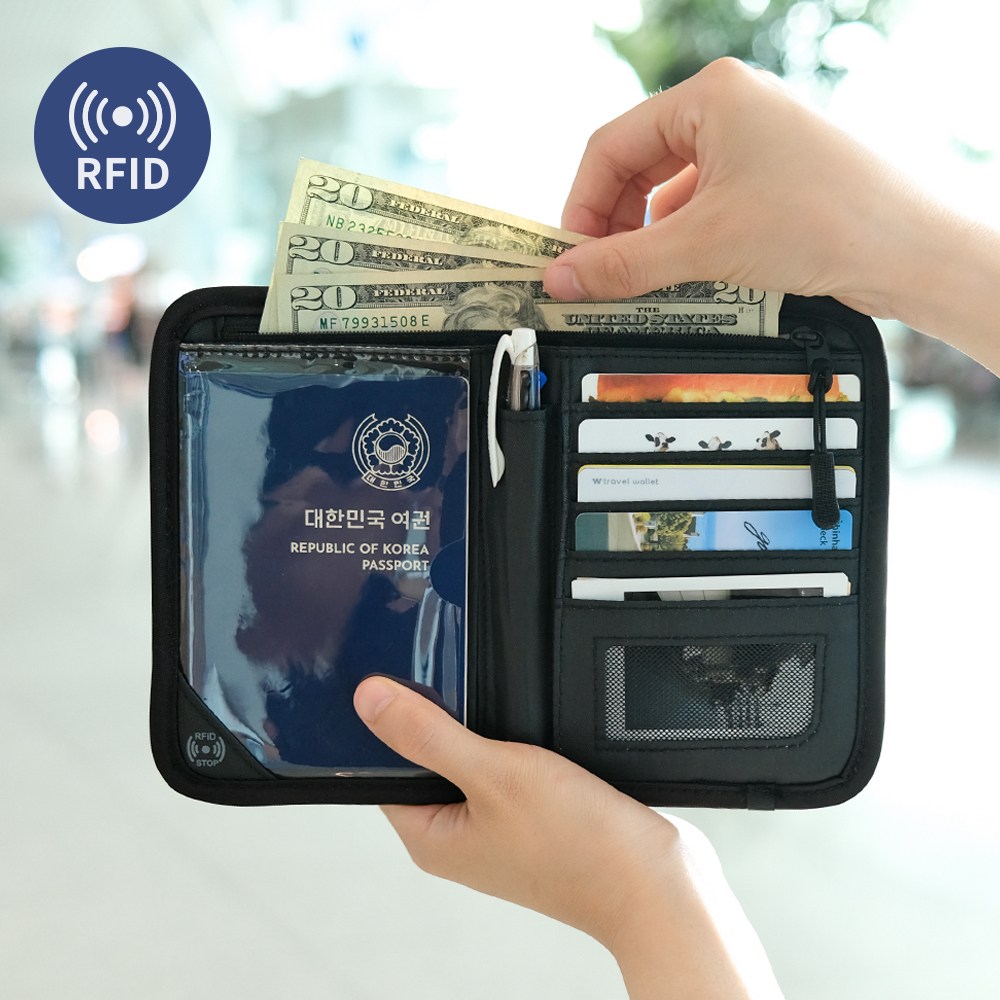 여행 고수들의 선택! 쿠팡 해외여행 아이템, 이번 주 인기템 TOP 10 완벽 분석 24 헤르츠 RFID차단 여행용 여권파우치 지갑