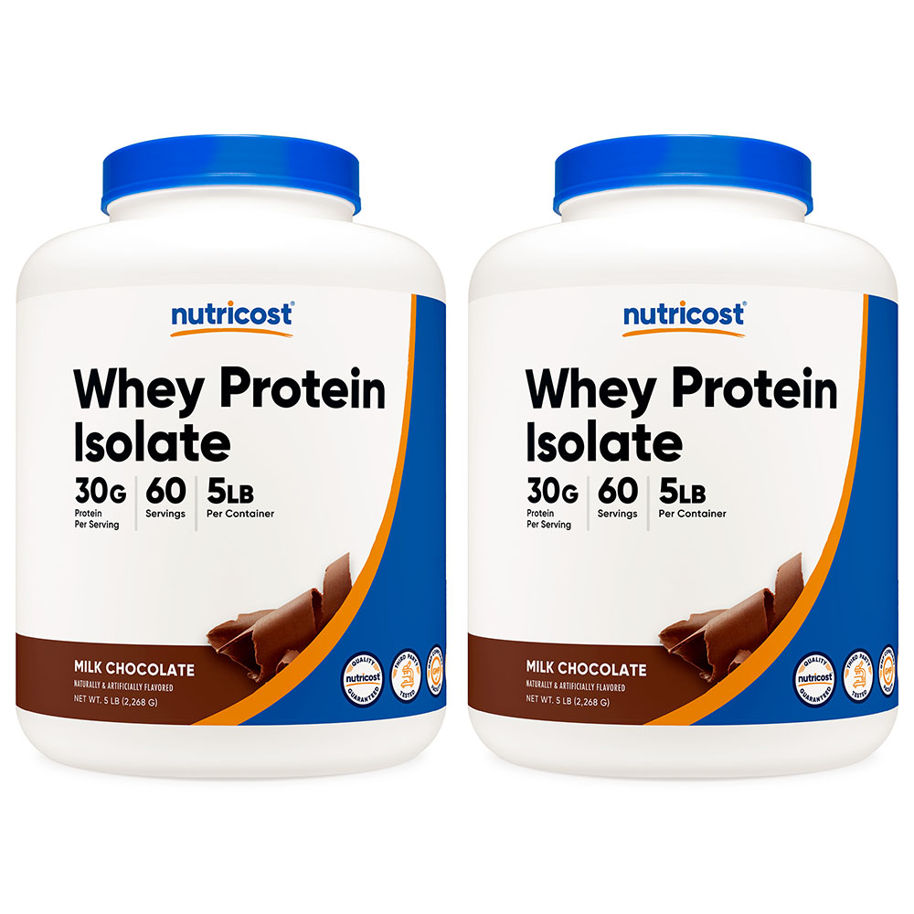 뉴트리코스트 WPI 웨이프로틴 아이솔레이트 맛있는 단백질 보충제 2268g 밀크 초코맛 2개, 2.268kg, 2개