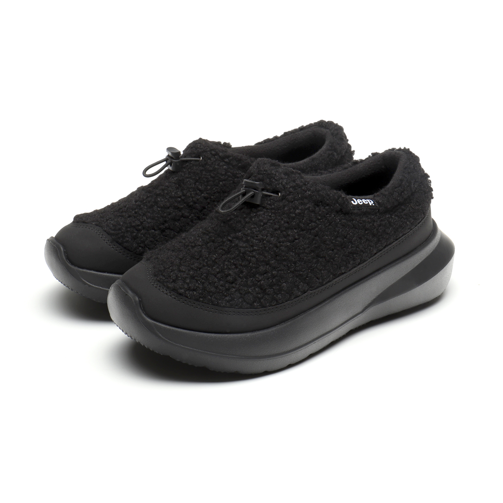 JEEP 지프 여성 양털 슬립온 기모안감 푹신한 겨울 털슬리퍼