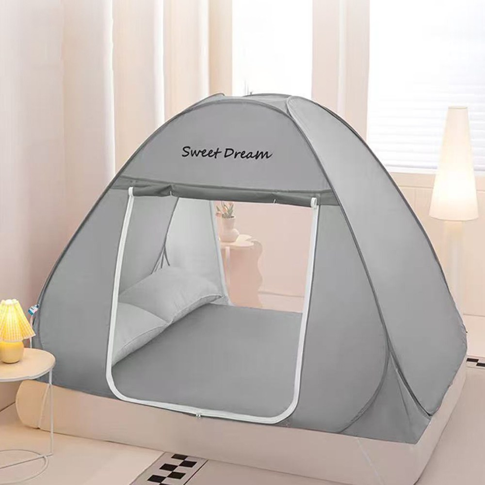 칼바람 걱정 NO! 리보아 원터치 실내 보온 난방텐트 외풍차단, 올겨울 숙면 필수템!