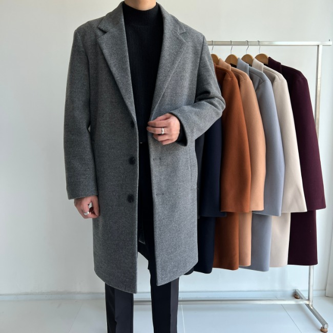 남자 코트, 더 이상 고민 NO! 이브컴퍼니 캐시미어 울 싱글 코트 솔직 리뷰