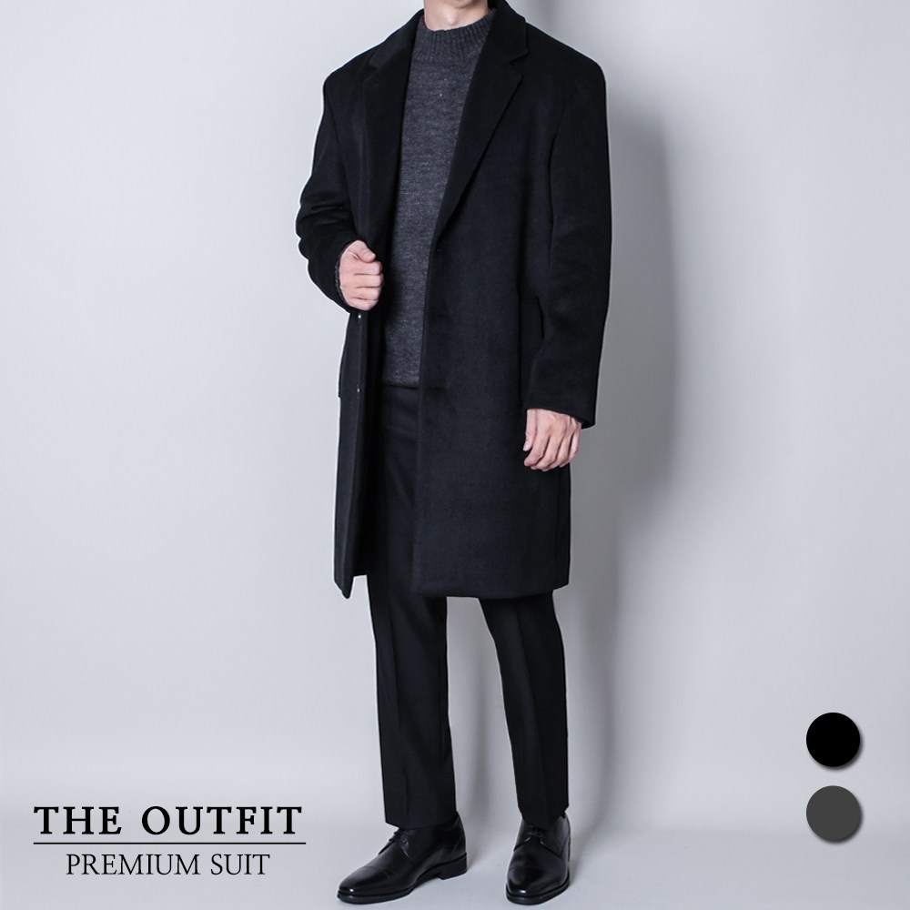 겨울 남자 코트, 이제 고민 끝! 디아웃핏 프리미엄 울코트 직접 입어보니