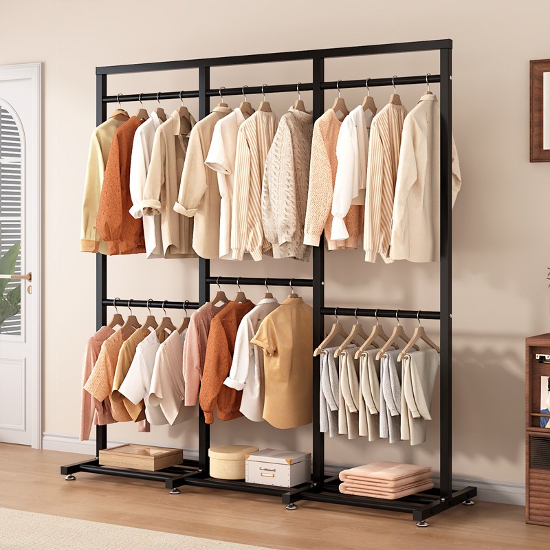 좁은 공간 활용 끝판왕! 워너픽 이동식 2단 행거로 깔끔하게 정리했어요