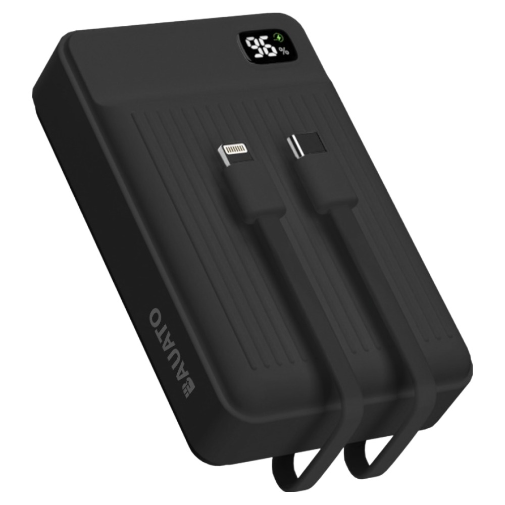 선 없는 자유! 바우아토 고속 입출력 케이블 일체형 미니 대용량 보조배터리 찐추천