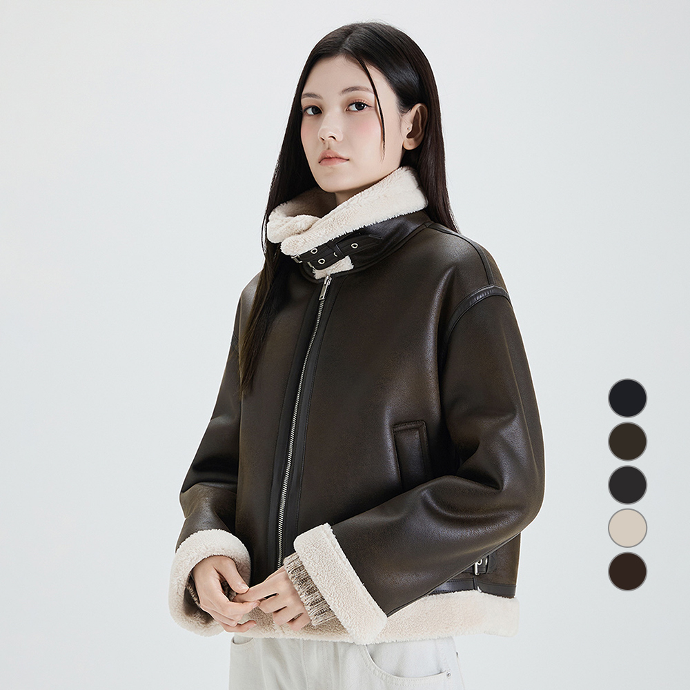 올겨울 인생템 등극! 미쏘 스탠 카라 무스탕, 직접 입어보니... (솔직후기)