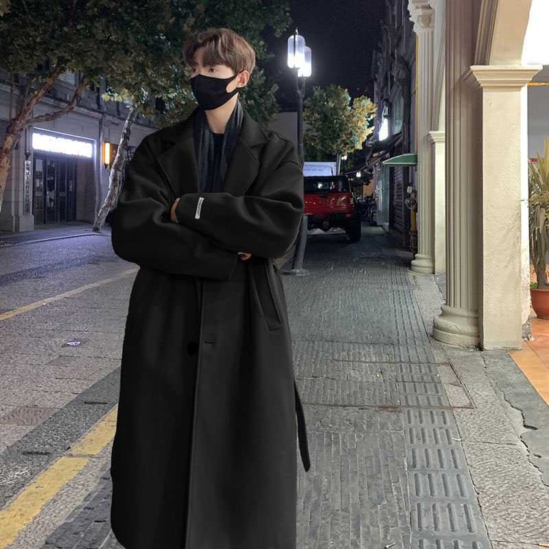 올겨울 남친룩 완성? AOKADA 오버핏 트렌치 롱 코트, 직접 입어보니!