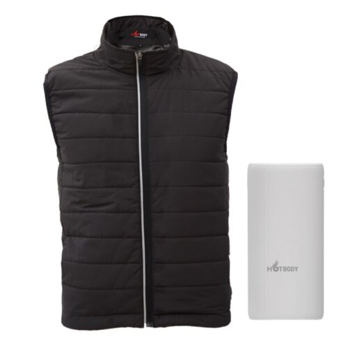 핫바디 초경량 발열조끼 V넥형 / 폴라형 열선 온열 겨울 조끼 캠핑 등산 낚시 전용 배터리포함