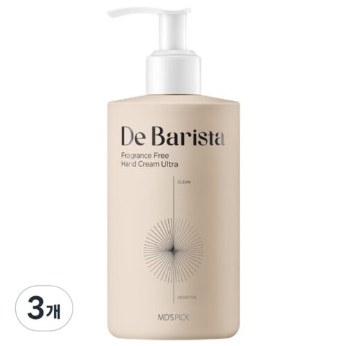 엠디스픽 드 바리스타 울트라 핸드크림 무향, 300g, 3개