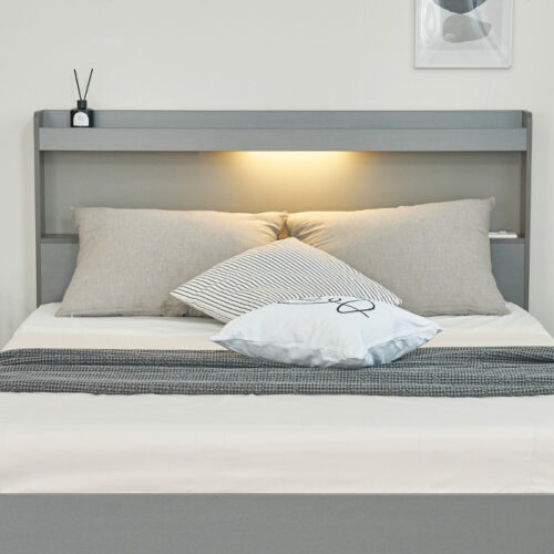 퍼리든 엔클라 LED 3단 서랍 침대 프레임 단품 방문설치