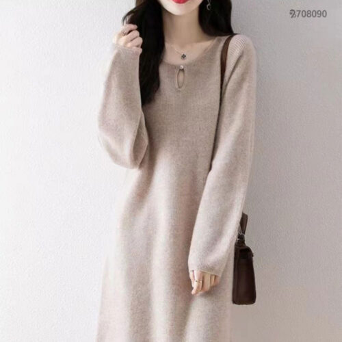 708090 여성 니트 원피스 가을 겨울 롱니트 데일리룩