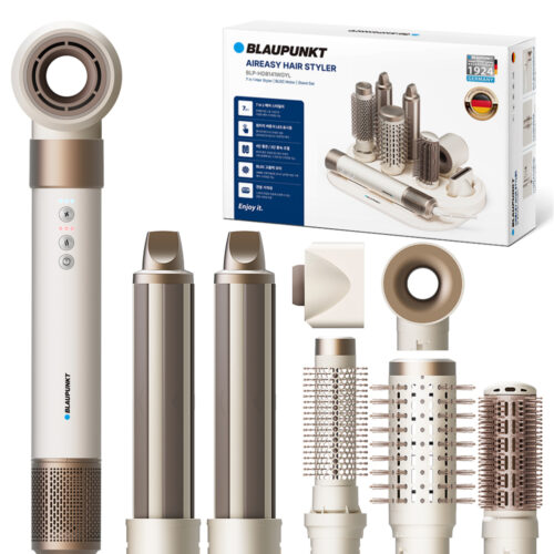 블라우풍트 7in1 멀티스타일링 BLDC 에어이지 헤어스타일러 + 거치대 세트, BLP-HD8141WGYL, 웜그레이