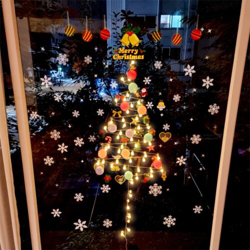 좁은 집도 문제없어! 제이토리 벽트리 볼 세트로 꾸민 우리 집 크리스마스