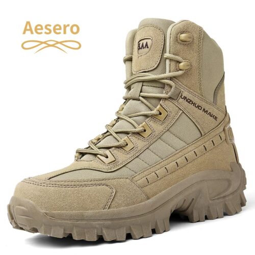 신다이산 남성 하이탑등산화 방수 미끄럼 방지 트레킹화 전투화