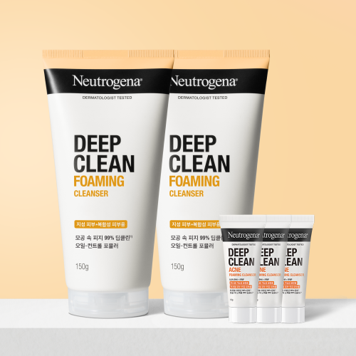 피부 편안하게 딥클린! 뉴트로지나 폼클렌징 솔직 후기
