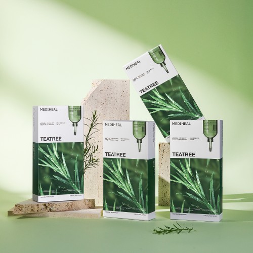 피부 진정 끝판왕! **메디힐 티트리 마스크** 10매 4개 패키지 직접 써본 후기!