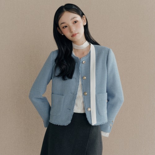 로엠 올데이 라운드 트위드 자켓, 봄 코디 끝판왕 실사용 후기!