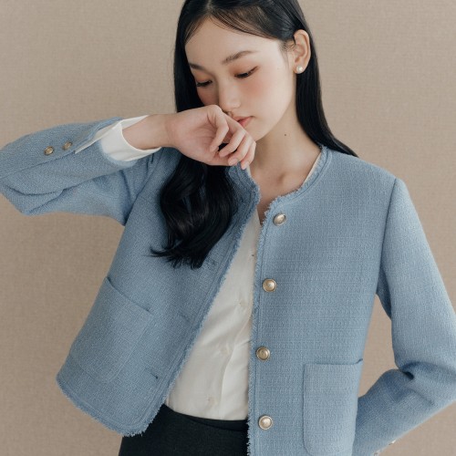 로엠 올데이 라운드 트위드 자켓, 봄 코디 끝판왕 실사용 후기!