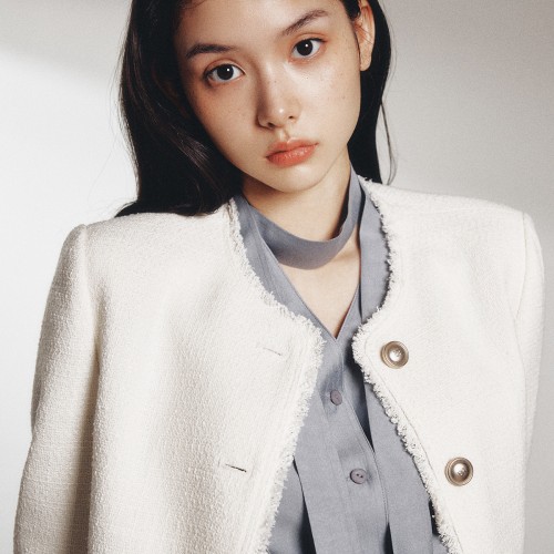 로엠 올데이 라운드 트위드 자켓, 봄 코디 끝판왕 실사용 후기!