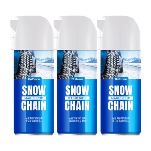 불스원 매직그립 스노우체인 300ml, 3개, 3개, 300ml