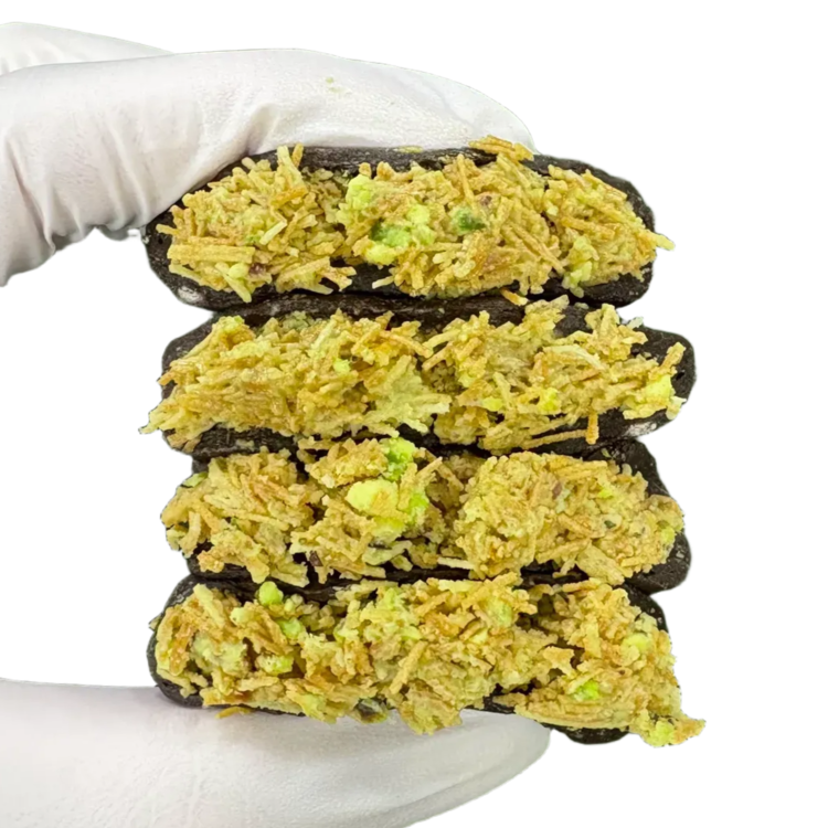 [당일출고] 초코멜로우 두바이 쫀득쿠키 수제 모찌쿠키 두바이 초콜릿 결혼식 답례품 수능선물, 9개, 16g