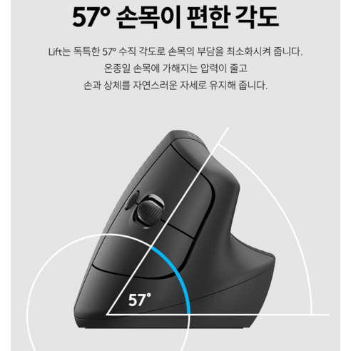 드디어 손목 해방! 로지텍 리프트 버티컬 마우스, 써보니 이렇네요!