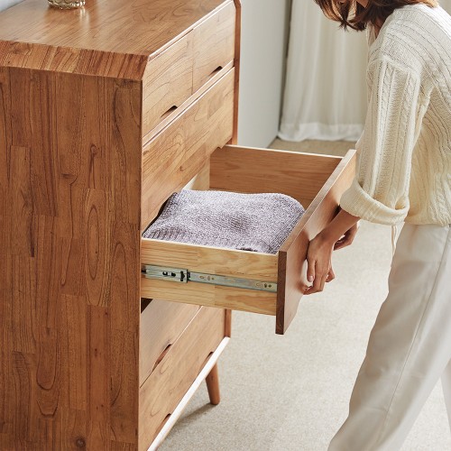 드디어 찾았다! 우리 집 분위기를 확 살려준 참죽나무 원목 서랍장 후기