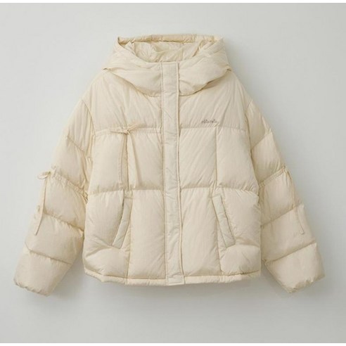 로라로라 여성용 리본 다운 숏 패딩, 사랑스러움과 따뜻함을 동시에!