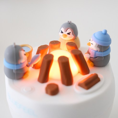 건조함은 이제 그만! 블루필 둥둥 펭귄 힐링 미니가습기로 촉촉한 일상 만들기