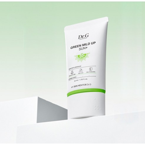 민감 피부 정착템! 닥터지 그린 마일드 업 선 플러스, 직접 써보니…