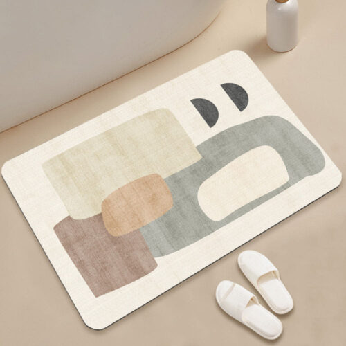 매일 보송보송! 빨아쓰는 규조토발매트, 베이지무드 소프트 스퀘어 발매트 솔직 후기