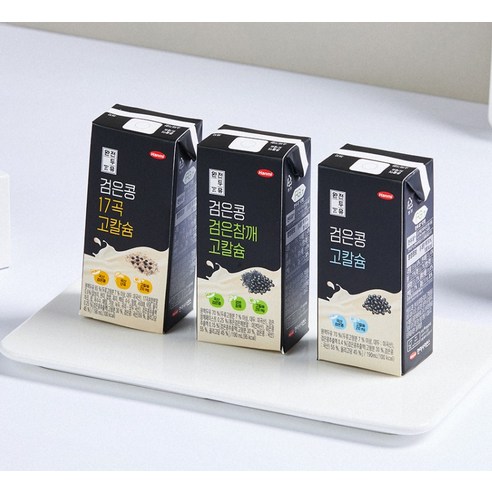 아침 식사부터 간식까지, 전두유 검은콩 17곡 고칼슘 100개로 온 가족 건강 챙기기!