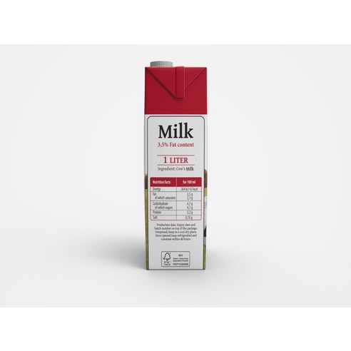 깊고 진한 믈레코비타 3.5퍼센트 멸균우유, 왜 이제야 만났을까? (1L 12개 후기)