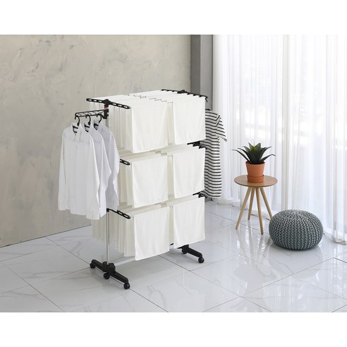 드디어 찾았다, 우리 집 필수템! 코멧 이동접이식 빨래건조대 특대형 솔직 후기