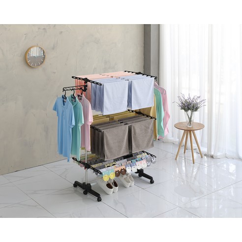 드디어 찾았다, 우리 집 필수템! 코멧 이동접이식 빨래건조대 특대형 솔직 후기