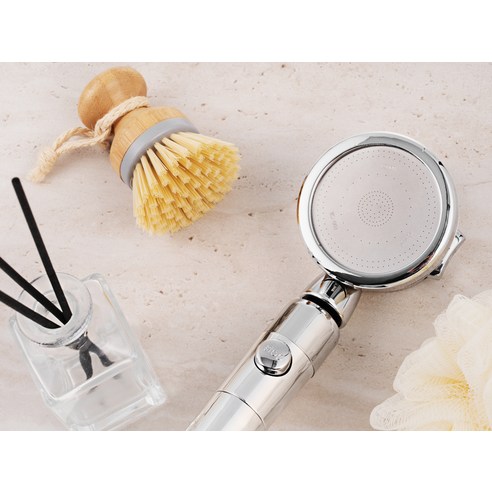 샤워 시간이 힐링이 되는 마법! 코멧 홈 3단 수압조절 샤워기 헤드 후기