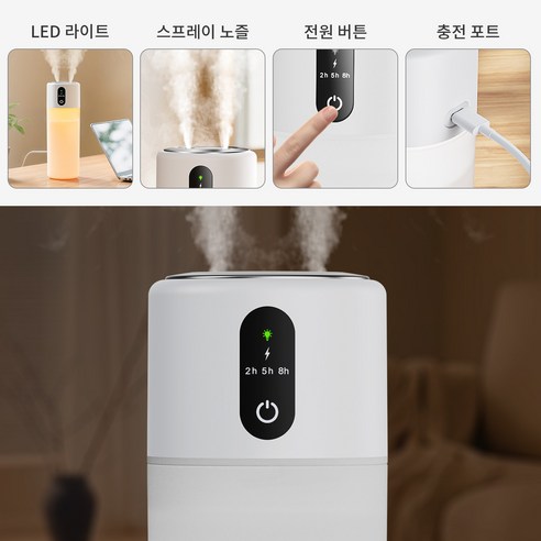 SUNGOD 미니 가습기 듀얼미스트, 직접 써보니 대만족! 건조함과의 이별!