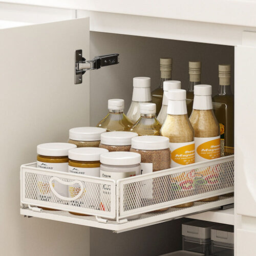 좁은 싱크대 하부장, 슬라이딩 선반으로 깔끔하게 변신! 내돈내산 후기