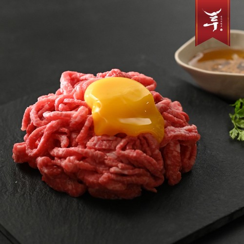 집에서 즐기는 1++ 투뿔 한우 육회, 이 맛 실화야? 엄마네한우 솔직 후기!