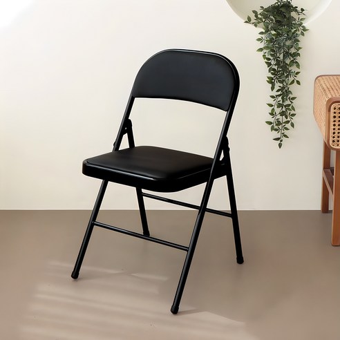 우리 집 필수템! 코멧 가죽 쿠션 접이식의자, 공간도 마음도 편안해져요