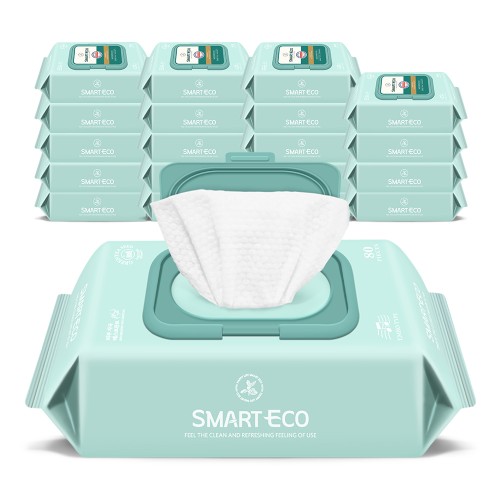 대용량 저자극 끝판왕! 스마트에코 모데라토 물티슈, 우리 아이 안심 물티슈로 추천해요!