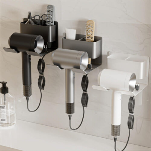 우리 집 욕실의 품격을 높여줄, 무타공 수납형 드라이기거치대 솔직 후기!