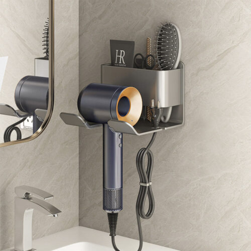 우리 집 욕실의 품격을 높여줄, 무타공 수납형 드라이기거치대 솔직 후기!