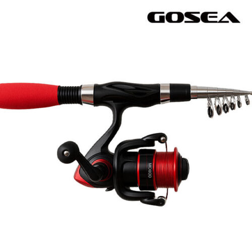 GOSEA 여행용 낚시대 릴 콤보 세트: 캠핑, 여행 초보도 OK!