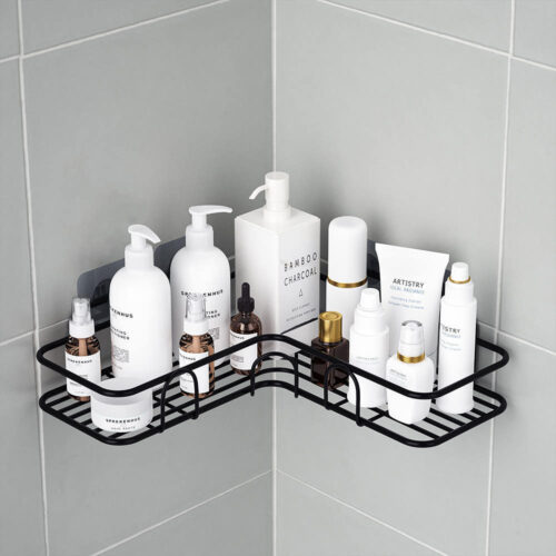 좁은 욕실도 문제 없어! **무타공 욕실선반**으로 1분 만에 깔끔한 정리 끝!