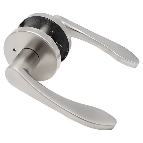 오래된 방문손잡이, K1 DOMO 버튼형 방문손잡이 심플 그레이로 쉽고 예쁘게 교체했어요!