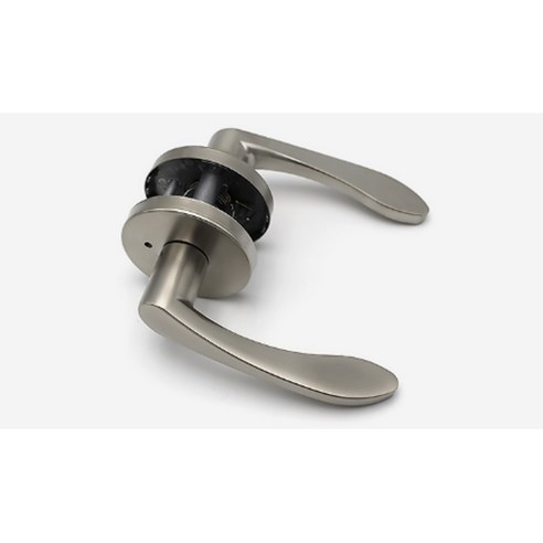 오래된 방문손잡이, K1 DOMO 버튼형 방문손잡이 심플 그레이로 쉽고 예쁘게 교체했어요!