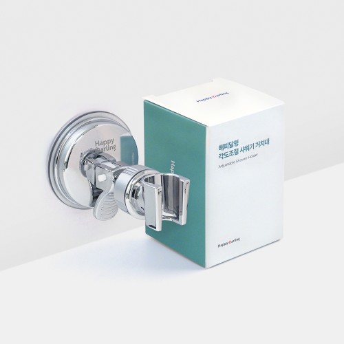 욕실 혁명! 해피달링 흡착 만능 샤워기 거치대로 샤워가 편해졌어요!