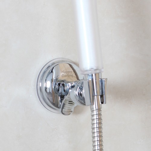 욕실 혁명! 해피달링 흡착 만능 샤워기 거치대로 샤워가 편해졌어요!