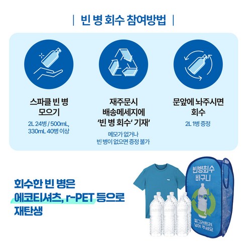 스파클 생수 무라벨 500ml 40개, 환경도 생각하고 편리함까지! 5 스파클 생수 무라벨 500ml 40개, 환경도 생각하고 편리함까지!